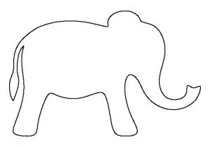Elephant Template for Preschool Best 25 Elephant Outline Ideas On Pinterest Easy