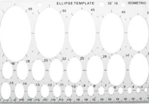 Elipse Template Ellipse Oval Drawing Template Art Sh02e Ebay