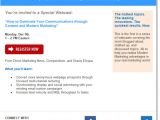 Eloqua Email Template Tutorial Email Critique oracle Eloqua Webcast Invite Needs Help