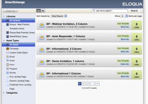 Eloqua Email Templates Eloqua Artisan Smartxchange Installing A Template