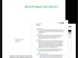 Email Acceptable Use Policy Template Acceptable Use Policy Template Apptega