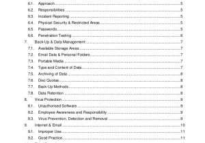 Email Archiving Policy Template It Security Governance Template