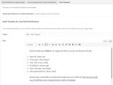Email Audit Template Editing the Email Notifications Templates Wp Security