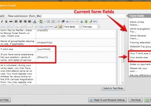 Email Autoresponder Template My Autoresponder Email Copy Of form Entries Does Not