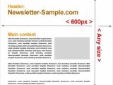 Email Blast Template Size Email Newsletter Templates Size Website Templates
