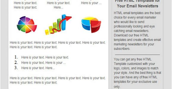 Email Bulletin Template Bulletin Free HTML E Mail Templates