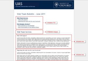Email Bulletin Template Gl Bulletin Templates It Services Help Site