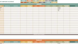 Email Campaign Calendar Template 9 Free Marketing Calendar Templates for Excel Smartsheet