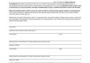 Email Consent form Template Sample Consent form 26 Free Documents In Word Pdf