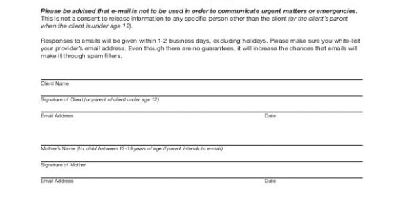 Email Consent form Template Sample Consent form 26 Free Documents In Word Pdf