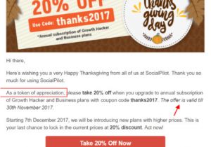 Email Coupon Template 31 Ways to Design Your Thanksgiving Email Template
