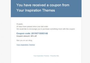 Email Coupon Template Yith Woocommerce Coupon Email System