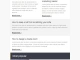 Email Digest Template 25 Best Mailchimp Newsletter Templates From Around the Web