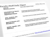 Email Digest Template New format New Deadline for Daily Digest Uconn today