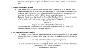 Email Etiquette Template Professional Email Template 5 Free Word Pdf Document