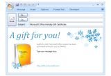 Email Gift Certificate Template Free Gift Certificate Email Template