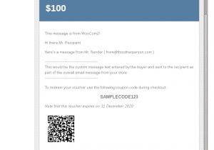 Email Gift Certificate Template Free Woocommerce Gift Certificates Pro