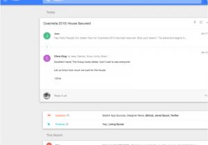 Email Inbox Template Google Inbox Material Design Sketch Freebie Download