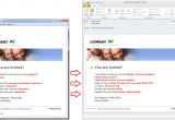 Email Invitation Templates for Outlook Outlook Invitation Templates