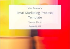 Email Marketing Proposal Template Email Marketing Proposal Template and Sample Bidsketch