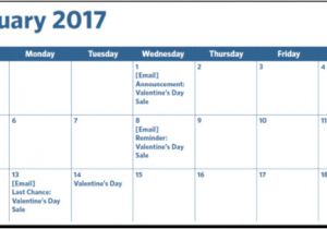 Email Marketing Schedule Template It 39 S Here Your 2017 Email Marketing Calendar Constant
