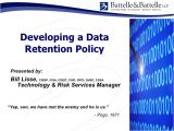 Email Retention Policy Template issa Data Retention Policy Development