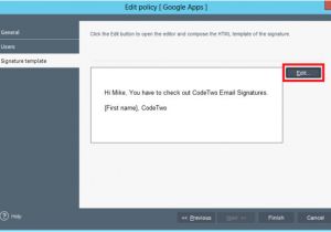 Email Signature Template Editor Google Apps Policy