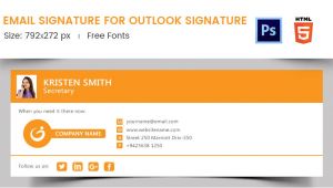 Email Signature Template Size 96 Responsive Email Signatures Free Premium Templates