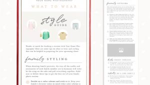 Email Style Guide Template Email Newsletter Template Style Guide for Photographers