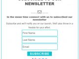Email Subscription Template Newsletter Subscription form User Subscriptions form