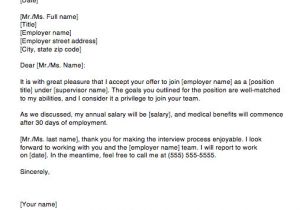 Email Template Accepting Job Offer Accepting A Job Offer Letter Via Email Sample top form
