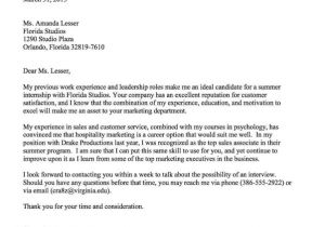 Email Template asking for Internship How to Write A Good Letter asking for An Internship Quora