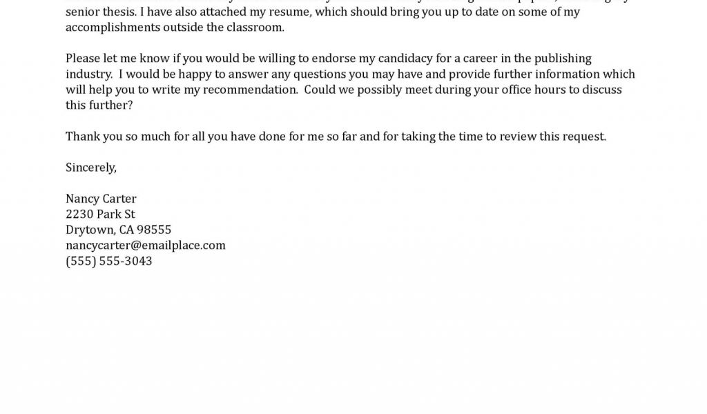 Email Template asking for Letter Of Recommendation Sample Apology
