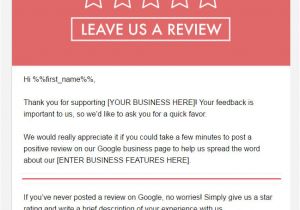 Email Template asking for Reviews 3 Free tools to Get Google Reviews for Your Business