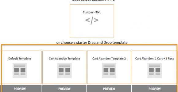 Email Template Builder Drag and Drop Product Recommendations In the Drag and Drop Email