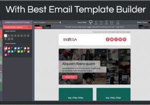 Email Template Builder software Belega Flat Responsive Email with Template Builder by