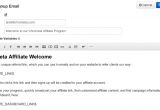 Email Template for Affiliate Program Affiliate Tracking software Online Marketing System