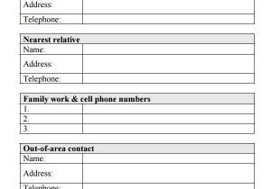 Email Template for Contact Information 13 Contact List Templates Pdf Word