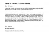 Email Template for Job Interest How to Write A Letter Of Interest for A Job
