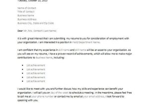 Email Template for Job Interest Letter Of Interest or Inquiry 4 Sample Downloadable