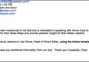 Email Template for Sales Introduction How to Write An Introduction Email that Wins You An In