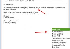 Email Template for Sending Invoice Track Emails Sent to Customers In Quickbooks 2014