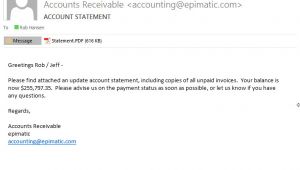 Email Template for Statement Of Account Dynamicspath