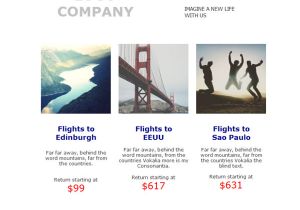 Email Template for Travel Agency Travel Agency Imagine Email Marketing Template Mailify