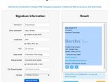 Email Template Generator Online 11 Outlook Email Signature Templates Free Download