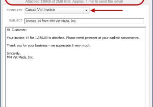 Email Template Invoice attached Track Emails Sent to Customers In Quickbooks 2014
