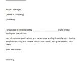Email Template to Introduce New Employee 40 Letter Of Introduction Templates Examples