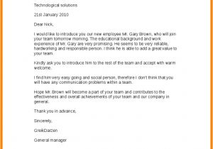 Email Template to Introduce New Employee 8 Self Introduction Email Sample for New Employee