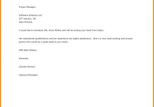 Email Template to Introduce New Employee 9 Introduction Email for Job Introduction Letter