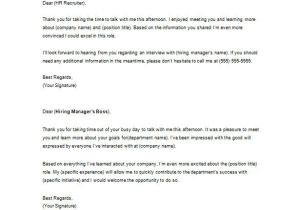 Email Template to Recruiter 10 Thank You Letter to Recruiter Pdf Doc Free